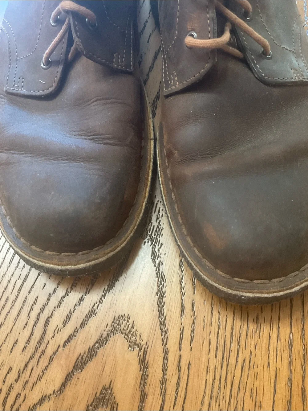 Clarks- Desert Mali Boot Men's Dark Brown Leather Chukka Lace-Up Boots. Sz 9
